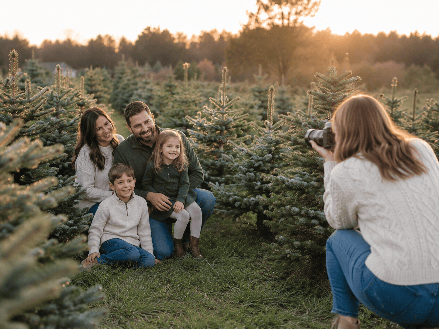Photography session at Loudoun Nursery